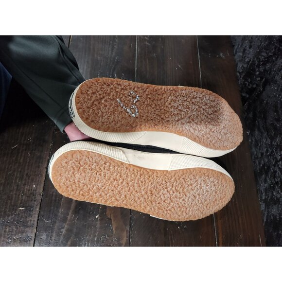 EUC Superga 2750 Cotu Classic Black Canvas Sneaker/Sz. 9(US Women) (7.5 US Men) - Picture 9 of 9